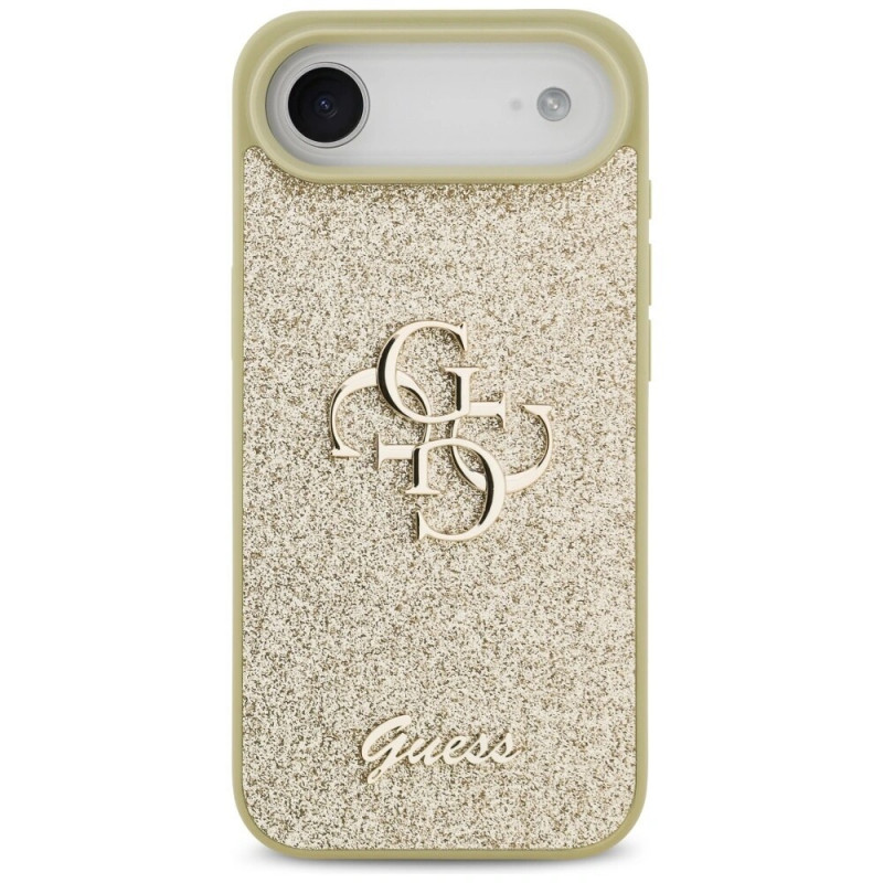 Guess Fixed Glitter Big 4G Hard Case für Apple iPhone Air, gold