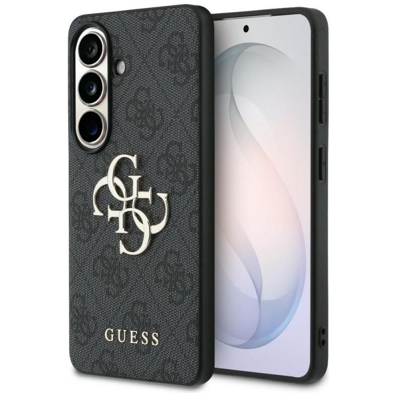Guess GUE005301 4G Big Metal Logo Hard Case für Samsung Galaxy S26+, schwarz