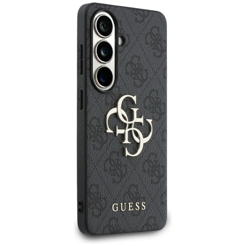 Guess GUE005301 4G Big Metal Logo Hard Case für Samsung Galaxy S26+, schwarz