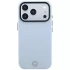 Mercedes Mer008911 Leder-Hülle mit Crossed Lines Anthrazit MagSafe für Apple iPhone 18 Pro / 17 Pro, blau