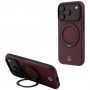 Mercedes-Benz Leder-Hülle mit Ringständer MagSafe für Apple iPhone 18 Pro Max / 17 Pro Max, burgund