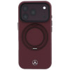Mercedes-Benz Leder-Hülle mit Ringständer MagSafe für Apple iPhone 18 Pro Max / 17 Pro Max, burgund