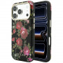 Guess Blossom Roses Print MagSafe Hülle für Apple iPhone 18 Pro / 17 Pro, schwarz