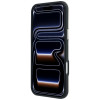 Guess GUE005545 Grained Round Strass Logo MagSafe Hülle für Apple iPhone 18 Pro / 17 Pro, beige