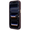 Guess Ring Stand 360 Grained Classic Logo MagSafe Hülle für Apple iPhone 18 Pro / 17 Pro, burgunder