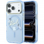 Karl Lagerfeld Script Logo MagSafe Hülle für Apple iPhone 18 Pro / 17 Pro, Hellblau