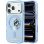 Karl Lagerfeld Peekaboo Logo MagSafe Hülle für Apple iPhone 18 Pro Max / 17 Pro Max, Blau