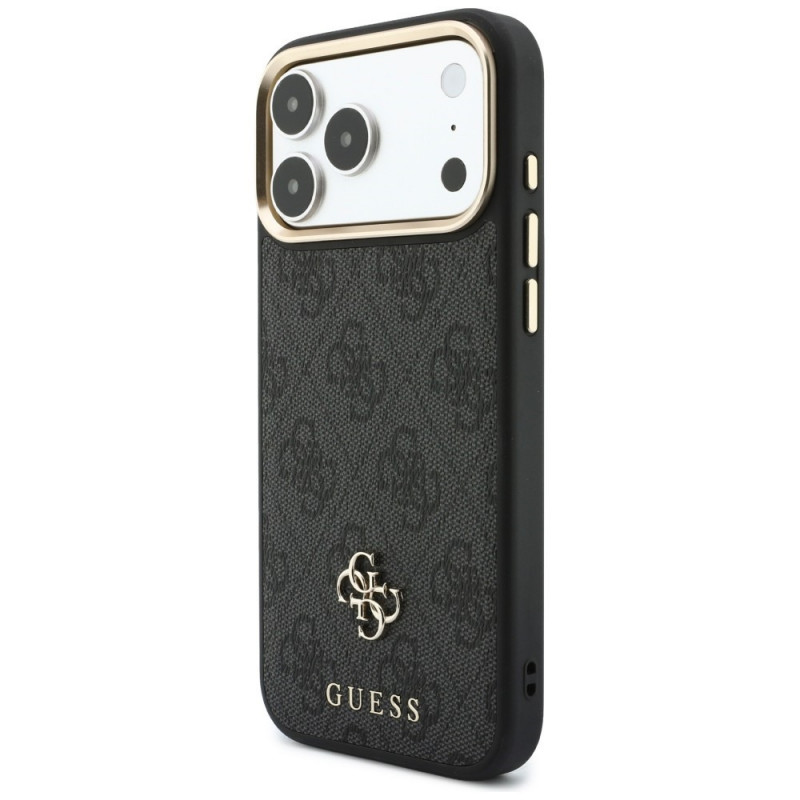 Guess 4G Hülle mit Wallet, MagSafe, für Apple iPhone 18 Pro / 17 Pro, schwarz