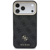 Guess 4G Hülle mit Wallet, MagSafe, für Apple iPhone 18 Pro / 17 Pro, schwarz