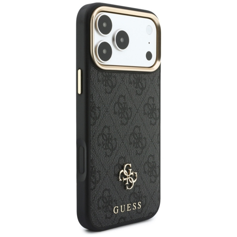 Guess 4G Hülle mit Wallet, MagSafe, für Apple iPhone 18 Pro Max / 17 Pro Max, schwarz