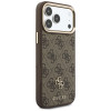 Guess 4G Hülle mit Wallet und Lanyard, MagSafe, für Apple iPhone 18 Pro / 17 Pro, braun