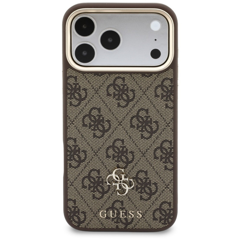 Guess 4G Hülle mit Wallet und Lanyard, MagSafe, für Apple iPhone 18 Pro Max / 17 Pro Max, braun
