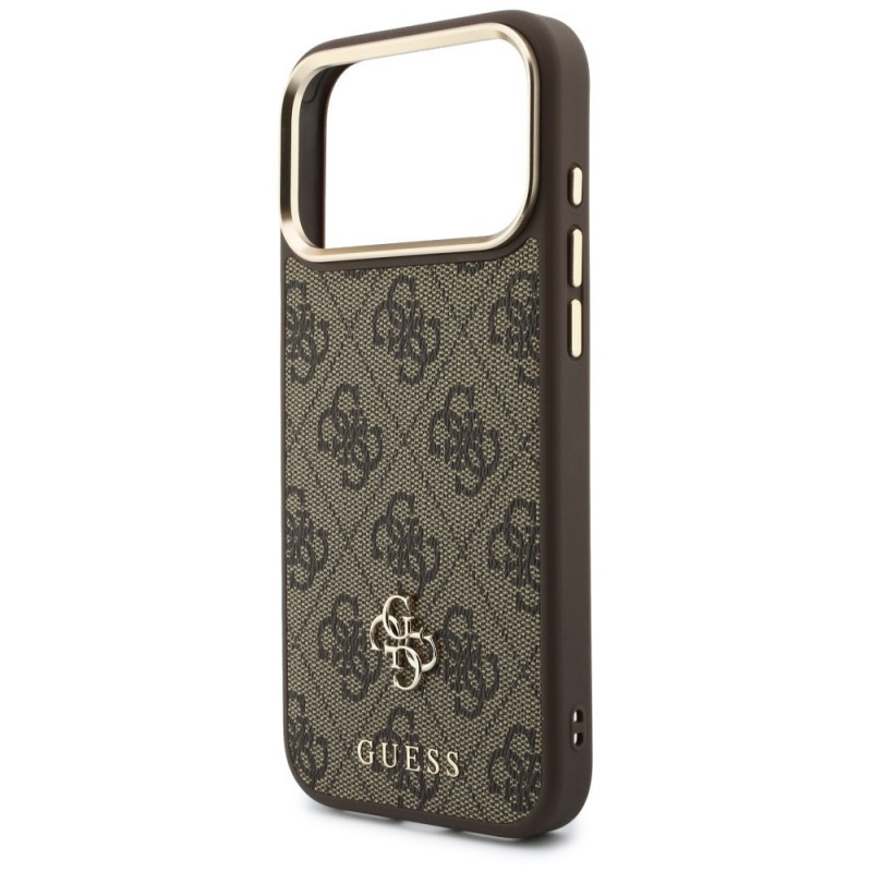 Guess 4G Hülle mit Wallet und Lanyard, MagSafe, für Apple iPhone 18 Pro Max / 17 Pro Max, braun