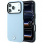 BMW Kevlar Metal Logo MagSafe Hülle für Apple iPhone 18 Pro Max / 17 Pro Max, blau