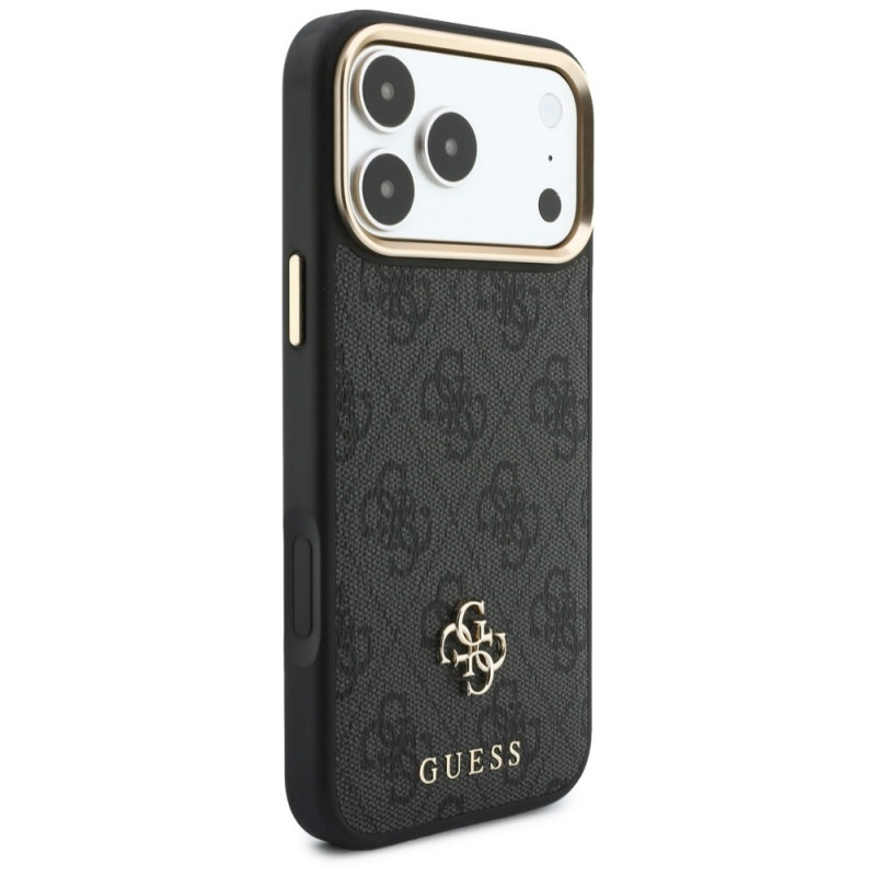 Guess 4G Hülle mit Wallet und Lanyard, MagSafe, für Apple iPhone 18 Pro / 17 Pro, braun