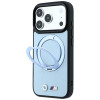 BMW Kevlar Ring Stand 360 MagSafe Hülle für Apple iPhone 18 Pro / 17 Pro, blau