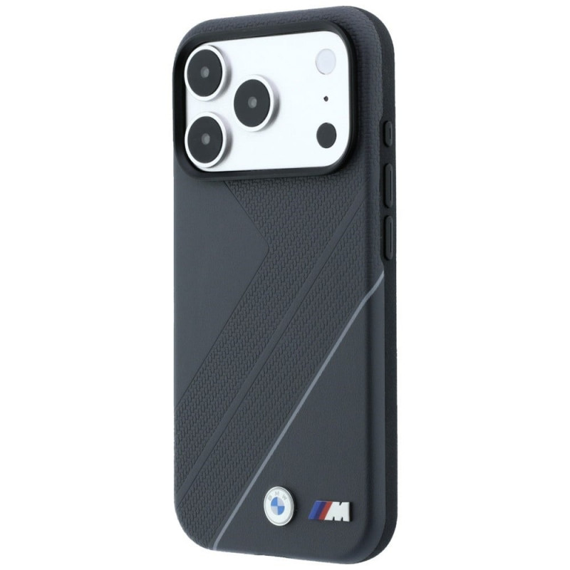 BMW M Tire Track with Silver Line MagSafe Hülle für Apple iPhone 18 Pro Max / 17 Pro Max, anthrazit