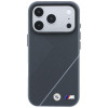 BMW M Tire Track with Silver Line MagSafe Hülle für Apple iPhone 18 Pro Max / 17 Pro Max, anthrazit