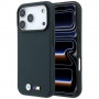BMW M Quadrille Kevlar Metal Logo MagSafe Hülle für Apple iPhone 18 Pro Max / 17 Pro Max, navy blue