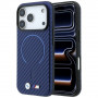 BMW M Carbon Printed Ring MagSafe Hülle für Apple iPhone 18 Pro / 17 Pro, navy blue