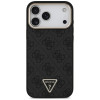 Guess 4G Triangle Logo MagSafe Hülle für Apple iPhone 18 Pro Max / 17 Pro Max, black gold