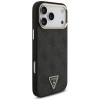 Guess 4G Triangle Logo MagSafe Hülle für Apple iPhone 18 Pro Max / 17 Pro Max, black gold
