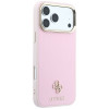 Guess Saffiano Small 4G & Classic Logo MagSafe Hülle für Apple iPhone 18 Pro / 17 Pro, pink