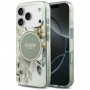 Guess IML Flower & Tonal Circle MagSafe Hülle für Apple iPhone 18 Pro Max / 17 Pro Max, grün