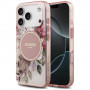 Guess IML Flower & Tonal Circle MagSafe Hülle für Apple iPhone 18 Pro / 17 Pro, pink