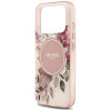 Guess IML Flower & Tonal Circle MagSafe Hülle für Apple iPhone 18 Pro / 17 Pro, pink