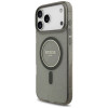 Guess IML Glitter Pearl Strap MagSafe Hülle für Apple iPhone 18 Pro Max / 17 Pro Max, Schwarz