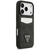 Guess 4G Double Card Triangle Hülle für Apple iPhone 18 Pro / 17 Pro, Schwarz