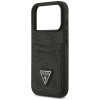 Guess 4G Double Card Triangle Hülle für Apple iPhone 18 Pro / 17 Pro, Schwarz