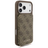 Guess 4G Cardslots & Magnetic Closure Crossbody Case für Apple iPhone 18 Pro Max / 17 Pro Max, braun