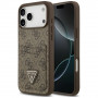 Guess 4G Double Card Triangle Hülle für Apple iPhone 18 Pro Max / 17 Pro Max, Braun