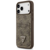 Guess 4G Double Card Triangle Hülle für Apple iPhone 18 Pro Max / 17 Pro Max, Braun