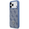 Guess 4G Double Card Triangle Hülle für Apple iPhone 18 Pro Max / 17 Pro Max, Blau
