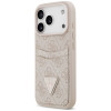 Guess 4G Double Card Triangle Hülle für Apple iPhone 18 Pro Max / 17 Pro Max, Pink