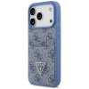Guess 4G Double Card Triangle Hülle für Apple iPhone 18 Pro / 17 Pro, Blau