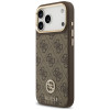 Guess 4G Strass Logo MagSafe Hülle für Apple iPhone 18 Pro Max / 17 Pro Max, Braun
