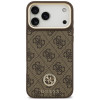 Guess 4G Strass Logo MagSafe Hülle für Apple iPhone 18 Pro Max / 17 Pro Max, Braun