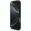 Guess Croco Triangle Logo MagSafe Hülle für Apple iPhone 18 Pro Max / 17 Pro Max, Schwarz