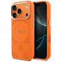 Guess Peony Hot Stamp MagSafe Hülle für Apple iPhone 18 Pro Max / 17 Pro Max, Orange
