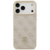 Guess 4G Strass Logo MagSafe Hülle für Apple iPhone 18 Pro Max / 17 Pro Max, Pink