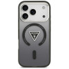 Guess IML Gradient Triangle Logo MagSafe Hülle für Apple iPhone 18 Pro Max / 17 Pro Max, Schwarz
