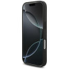 Karl Lagerfeld Saffiano Mono Patch Choupette Hülle für Apple iPhone 18 Pro / 17 Pro, Schwarz