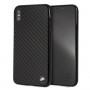 BMW BMHCI65MBC Signature Carbon Hardcase für Apple iPhone XS Max, Schwarz