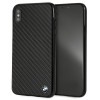 BMW BMHCI65MBC Signature Carbon Hardcase für Apple iPhone XS Max, Schwarz
