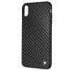 BMW BMHCI65MBC Signature Carbon Hardcase für Apple iPhone XS Max, Schwarz