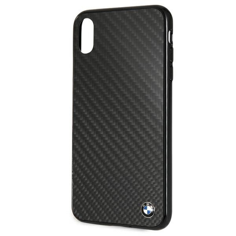 BMW BMHCI65MBC Signature Carbon Hardcase für Apple iPhone XS Max, Schwarz
